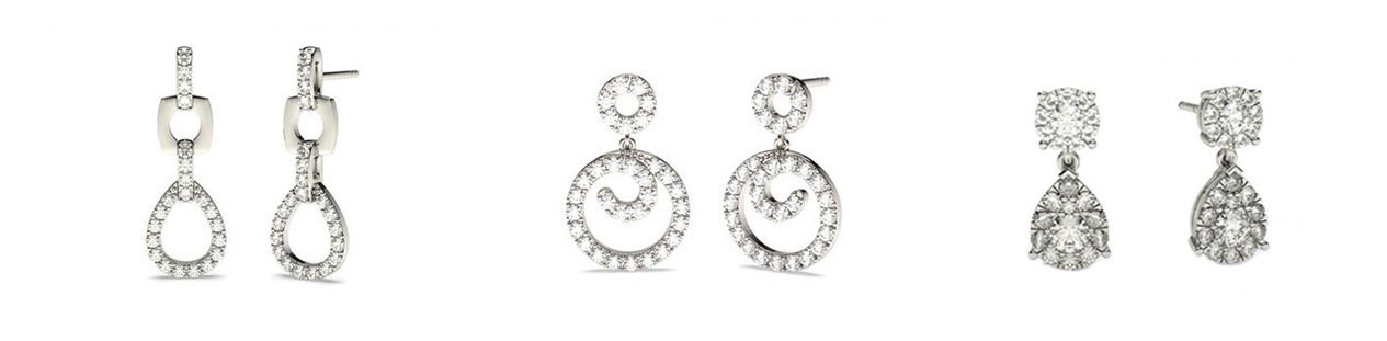 Diamant Ohrhänger Ohrringe